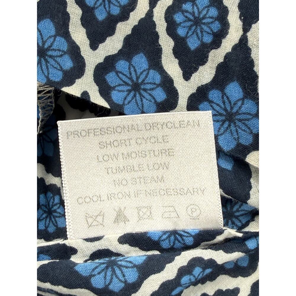 Tory Burch 100% Cotton Long Sleeve Sz 8 Tunic dress Cover Up Lightweight - Picture 9 of 13
